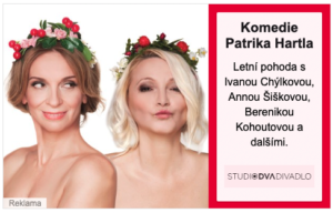 Kombinovaná reklama - ukázka bannerů